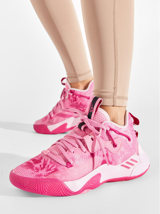 adidas Buty do koszykówki adidas Harden Stepback 3 J GW6576 Różowy