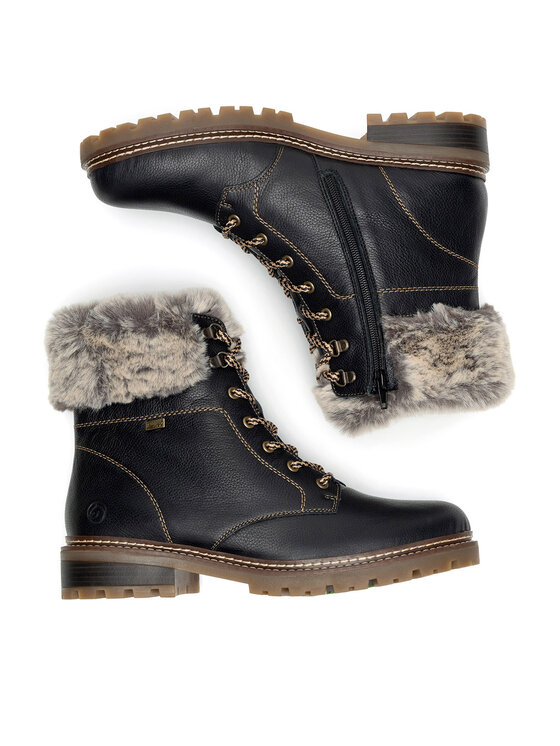Remonte Botines planos Remonte D0B74-01 Negro