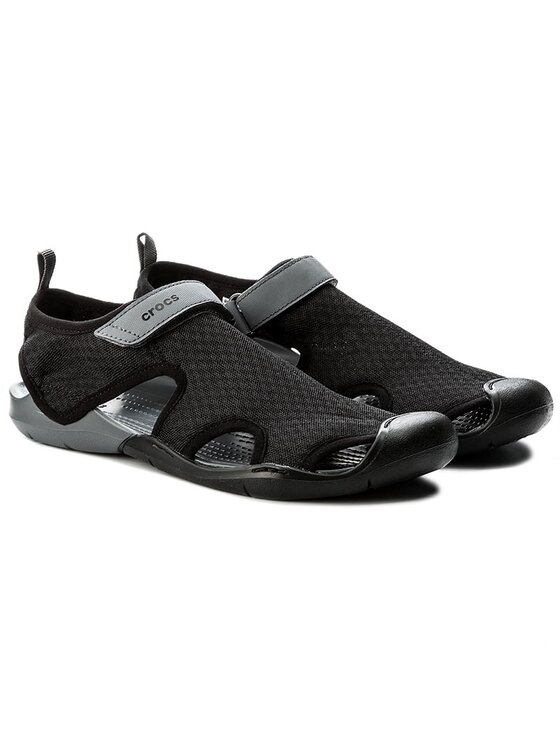 Crocs Σανδάλια Crocs Swiftwater Mesh Sandal W 204597 Μαύρο