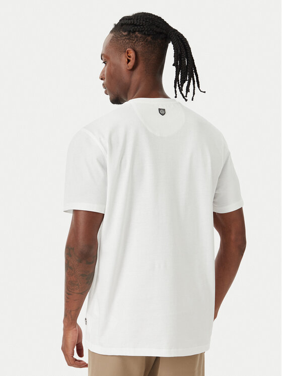 Beverly Hills Polo Club Beverly Hills Polo Club Camiseta M1623-HR Blanco Regular Fit