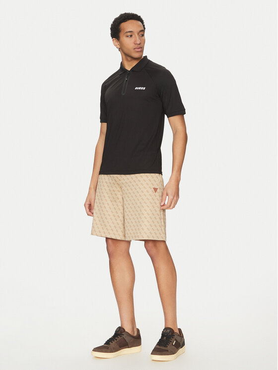 Guess Guess Поло Z5GP00 KCQU2 Чорний Slim Fit