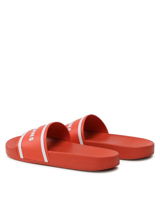 Tommy Jeans Klapki Tommy Jeans Tjm Pool Slide EM0EM01229 Pomarańczowy
