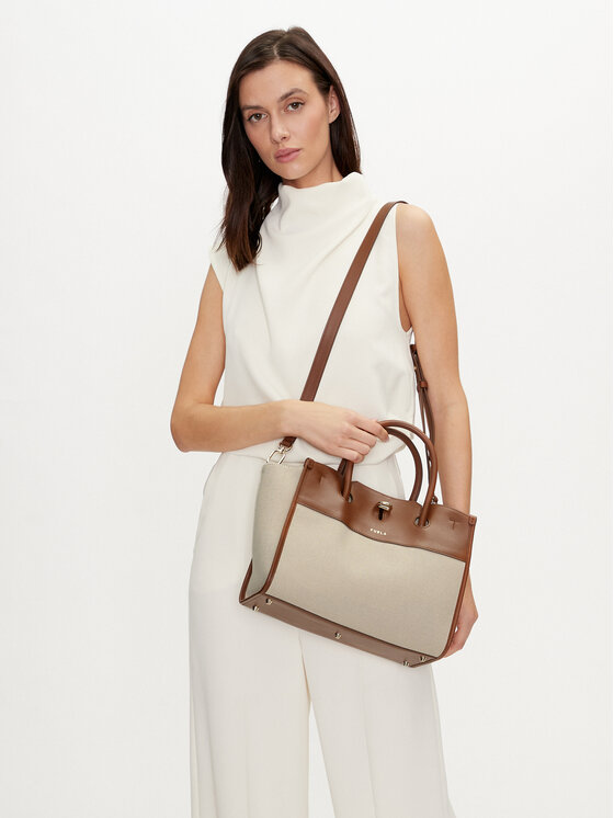 Furla Дамска чанта Furla Genesi M WB00811 BX2093 1107S Кафяв