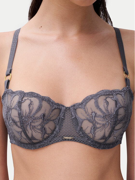 Chantelle Chantelle Sujetador balconette Fleurs C12M50 Gris
