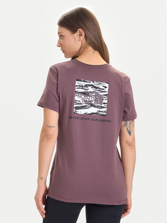 The North Face The North Face Camiseta Box Nse Edge Of Light NF0A8E3J Marrón Relaxed Fit