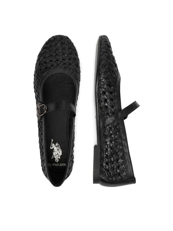 U.S. Polo Assn. Baleríny U.S. Polo Assn. EO-LARISA001W/6L1 Čierna