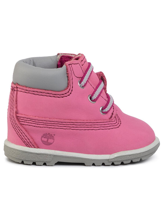 Timberland Зимни обувки Timberland Crib Bootie TB06684R6611 Розов