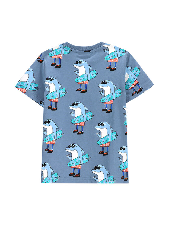 Coccodrillo Coccodrillo Футболка WC5143203HBK Голубий Regular Fit