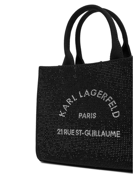 KARL LAGERFELD Kabelka KARL LAGERFELD A4W50014 Černá