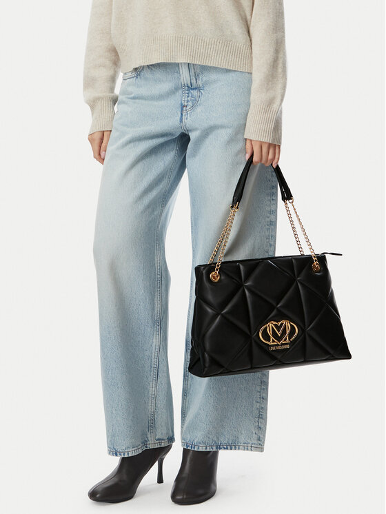 LOVE MOSCHINO Kabelka LOVE MOSCHINO JC4040PP0PLC0000 Čierna