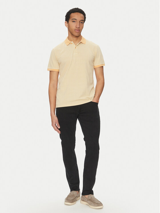 Blend Blend Polo 20718252 Naranja Regular Fit