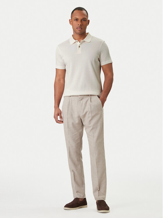 JOOP! JOOP! Polo Jorge 30101934 Écru Slim Fit