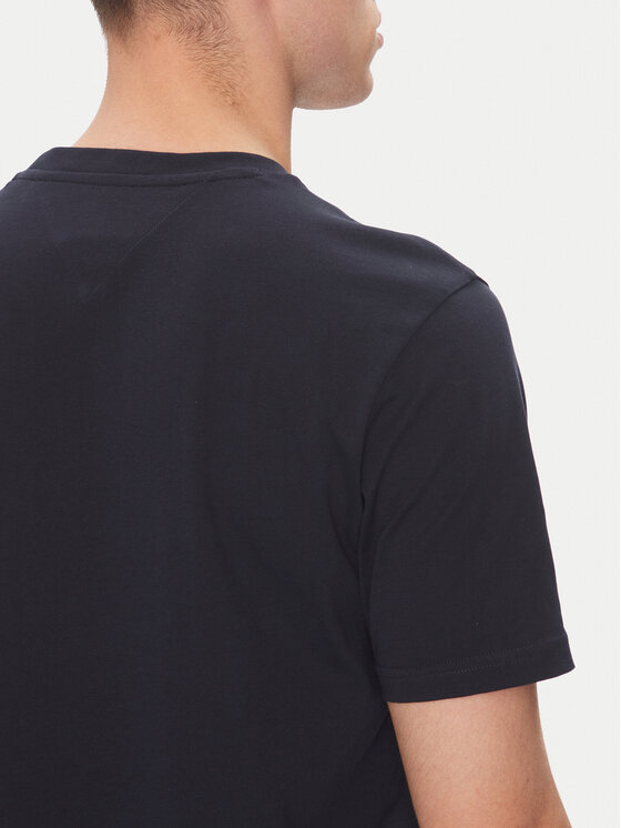 Tommy Hilfiger Tommy Hilfiger Camiseta Stack MW0MW39355 Azul marino Regular Fit