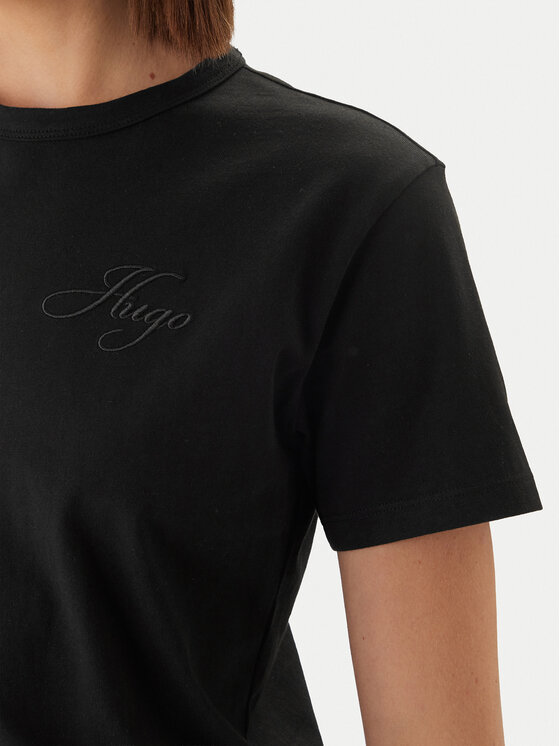 HUGO HUGO Camiseta Damacia_7 50561233 Negro Regular Fit