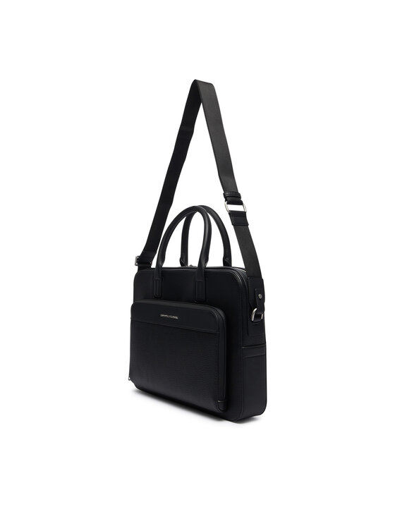 Tommy Hilfiger Чанта за лаптоп Tommy Hilfiger Th Central Slim Computer Bag AM0AM14730 Черен