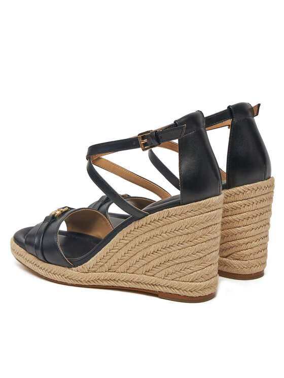 MICHAEL Michael Kors Еспадрили MICHAEL Michael Kors Mandy Wedge 40R5MAMS2L Черен
