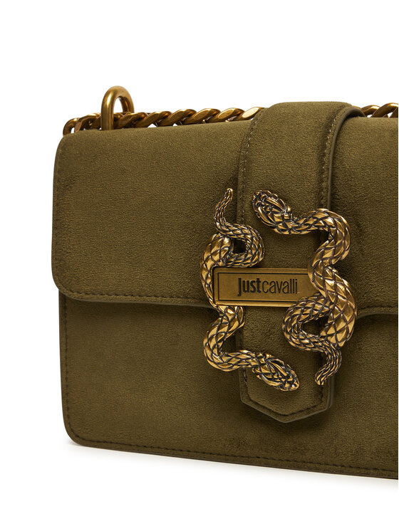 Just Cavalli Torebka Just Cavalli Iconic Snakes 81RA4BAF ZSE74 Zielony