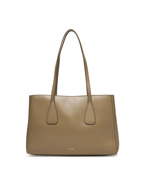 Calvin Klein Soma Calvin Klein Ck Medium Work Tote LV04F3442G Bēšs