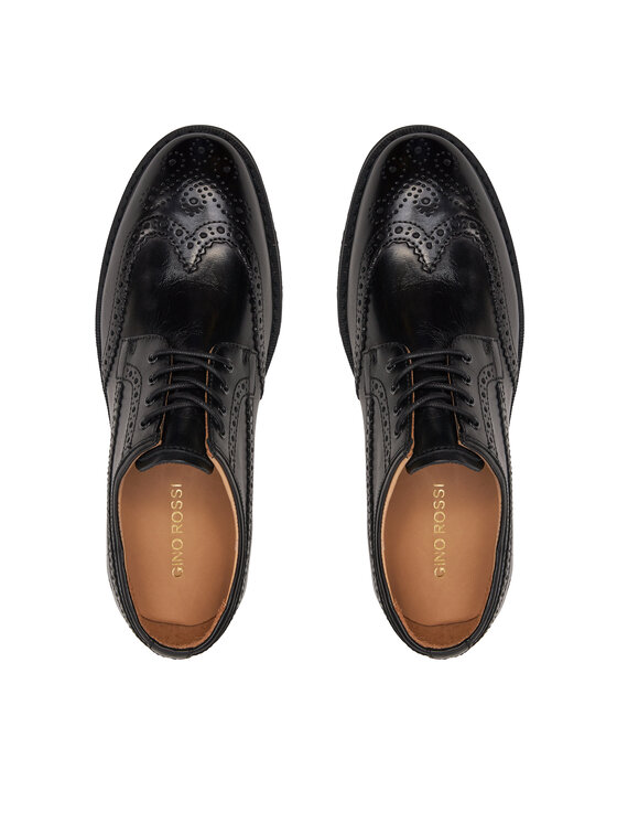 GINO ROSSI Poltopánky Gino Rossi DANTE-02 123AM Čierna