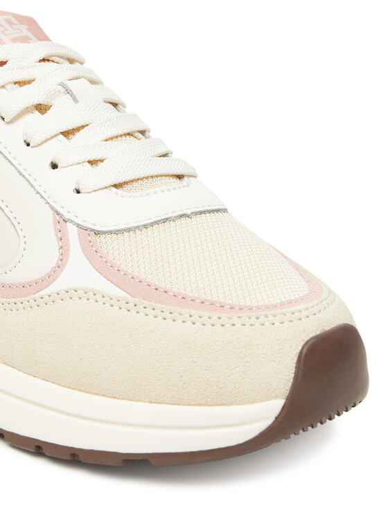 Tommy Hilfiger Sportcipők Tommy Hilfiger Casual Fashion Runner Mix FW0FW08693 Ekru