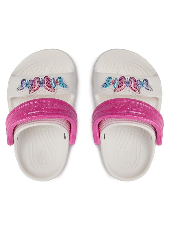 Crocs Шльопанці Crocs Classic Embellished Sandal T 207803 Білий