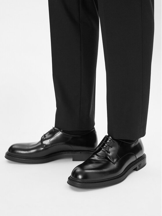 Emporio Armani Zapatos hasta el tobillo Emporio Armani X4C653 XF740 00002 Negro