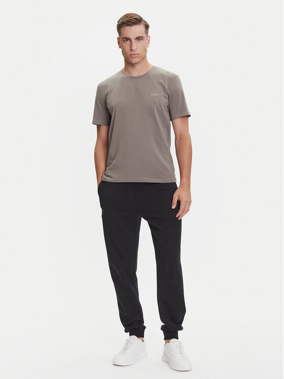 BOSS BOSS Camiseta Mix&Match 50515312 Marrón Regular Fit