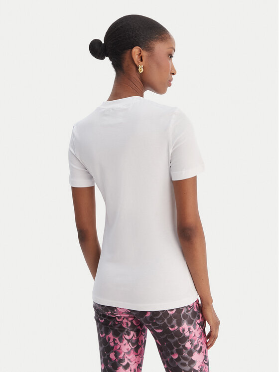 Versace Jeans Couture Versace Jeans Couture Camiseta 80HAHT02 CJ03T Blanco Slim Fit