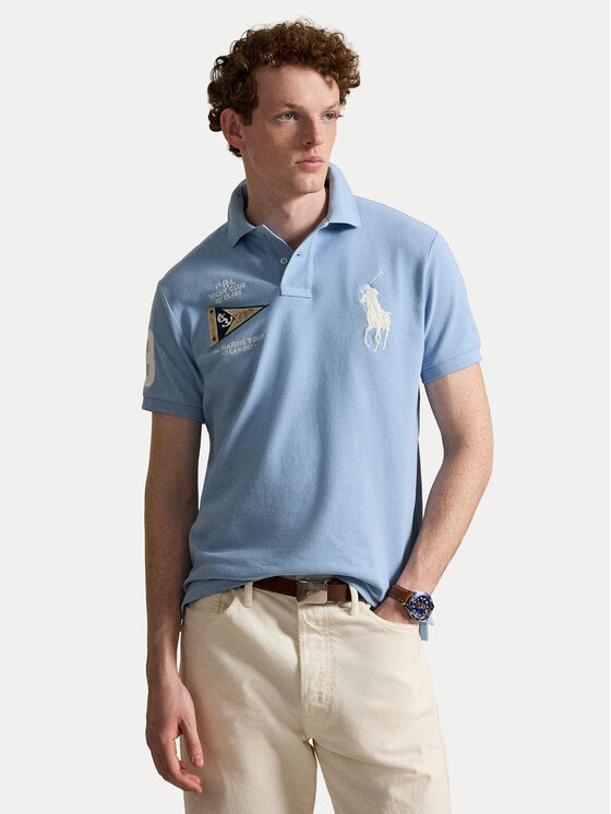 Polo Ralph Lauren Polo Ralph Lauren Polo 710B21921002 Azul claro Custom Slim Fit