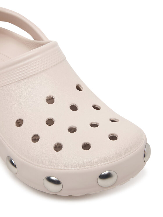 Crocs Natikače Crocs Classic Big Studded Clog 214236 Krem