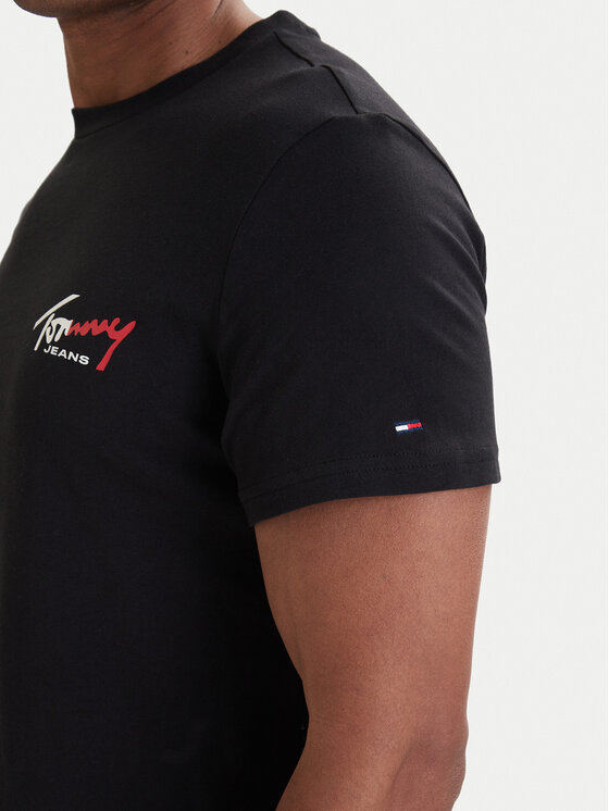 Tommy Jeans Tommy Jeans Camiseta DM0DM22538 Negro Slim Fit