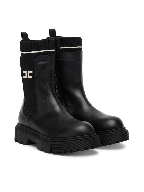 Elisabetta Franchi Боти Elisabetta Franchi Chelsea F4A5-E0424-1316930 Черен