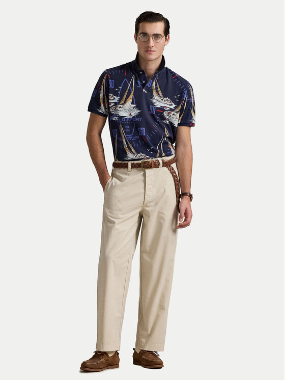 Polo Ralph Lauren Polo Ralph Lauren Polo majica 710971785001 Mornarsko modra Classic Fit