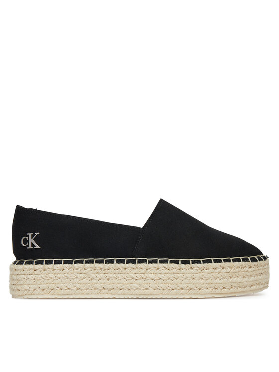 Calvin Klein Jeans Espadrile Calvin Klein Jeans Flatform Esdparille Mg/Hdw YW0YW01737 Negru