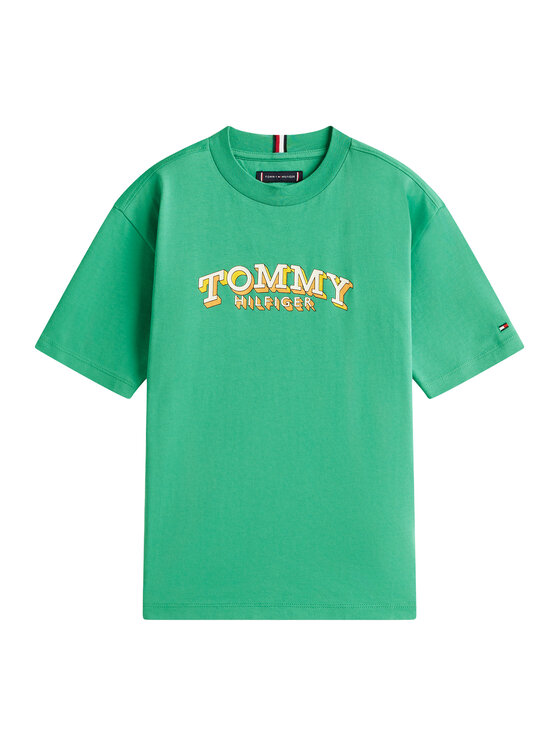 Tommy Hilfiger Tommy Hilfiger Camiseta KB0KB10267 Verde Regular Fit