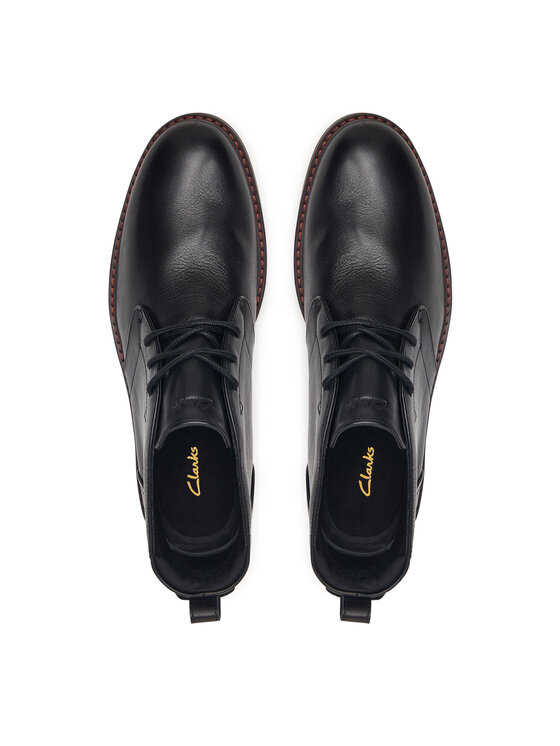 Clarks Черевики Clarks Aldwin2 Chukka 26329522 Чорний