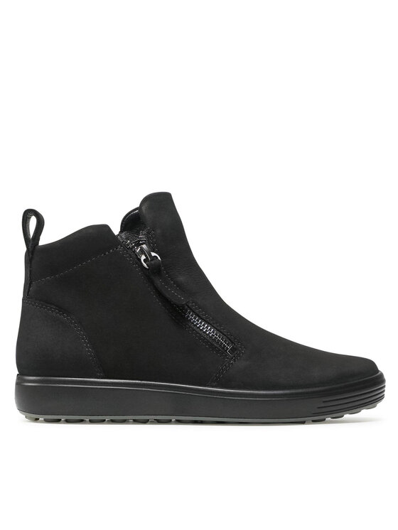 ECCO Polokozačky ECCO Soft 7 W 47031351052 Černá