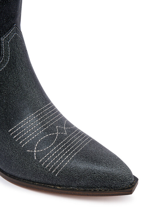 Guess Kowbojki Guess FLTLGE LEA11 Czarny