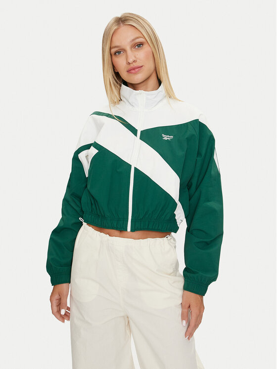 Reebok Reebok Chaqueta de entretiempo Cl Ae Fr Tt 100076212 Verde Regular Fit