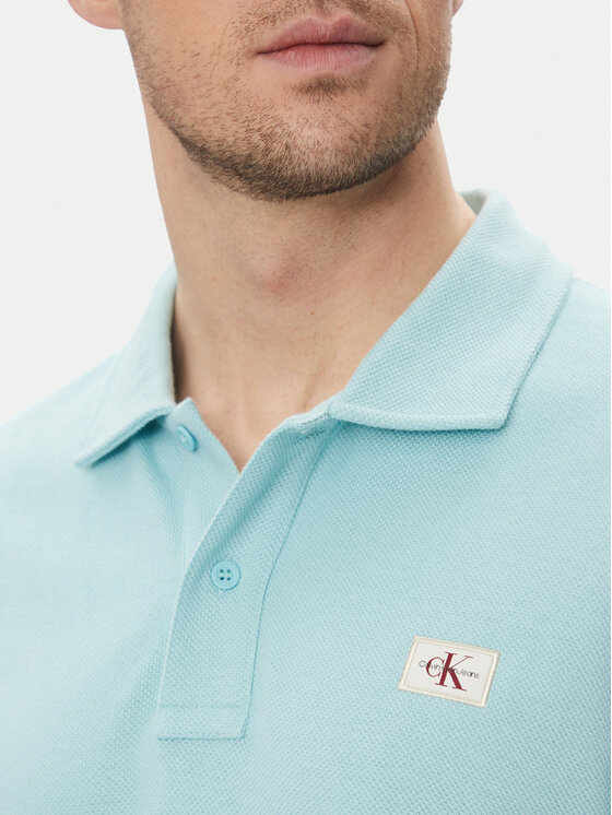 Calvin Klein Jeans Calvin Klein Jeans Polo marškinėliai J30J327040 Žydra Regular Fit