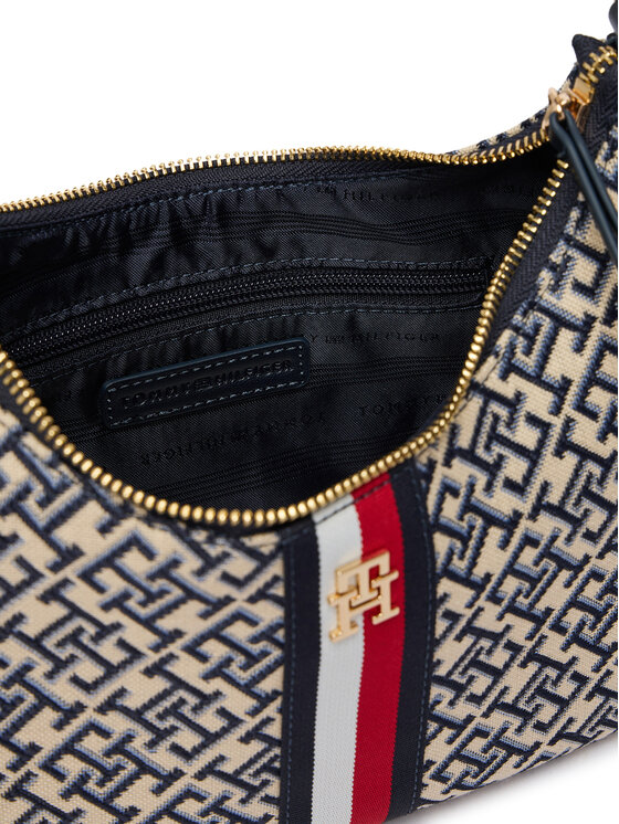 Tommy Hilfiger Soma Tommy Hilfiger Th Jacquard Ess Shoulder Bag AW0AW19331 Zils
