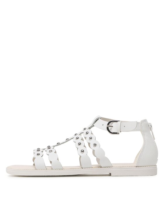 Geox Sandały Geox J Sandal Karly Girl J3535D043BCC1000 D Biały