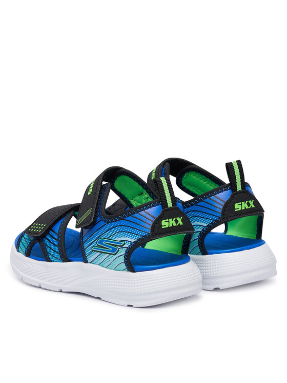 Skechers Босоніжки Skechers Microspec-Splash 407034N/BKLM Голубий