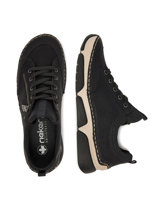 Rieker Sneakersy Rieker 45973-00 Černá