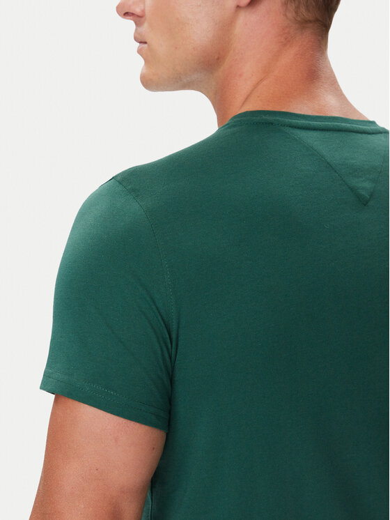 Tommy Jeans Tommy Jeans Camiseta DM0DM04411 Verde oscuro Slim Fit