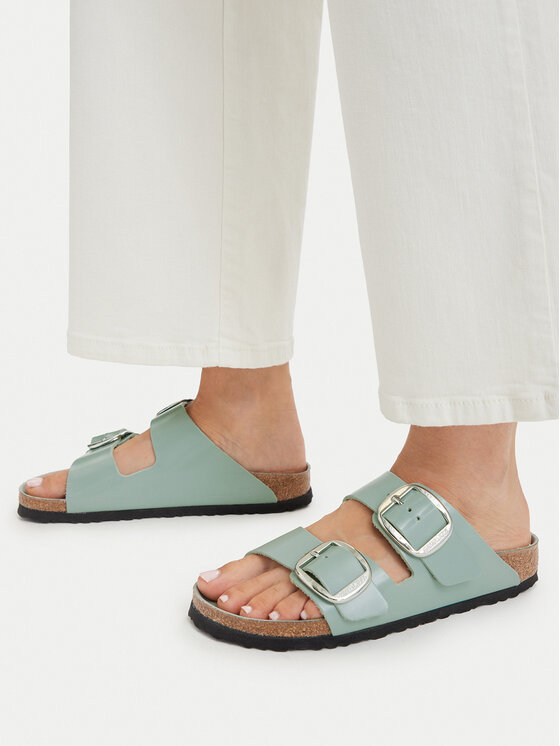 Birkenstock Klapki Birkenstock Arizona Big Buckle Hex 1031882 Zielony