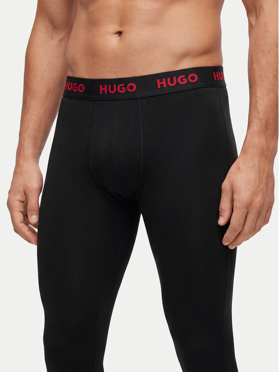 HUGO HUGO Calzoncillos largos 50570916 Negro Slim Fit