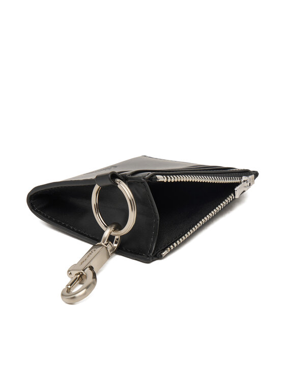 Calvin Klein Custodie per carte di credito Calvin Klein Raised Cardholder W/ Clip LV04D1278G Nero