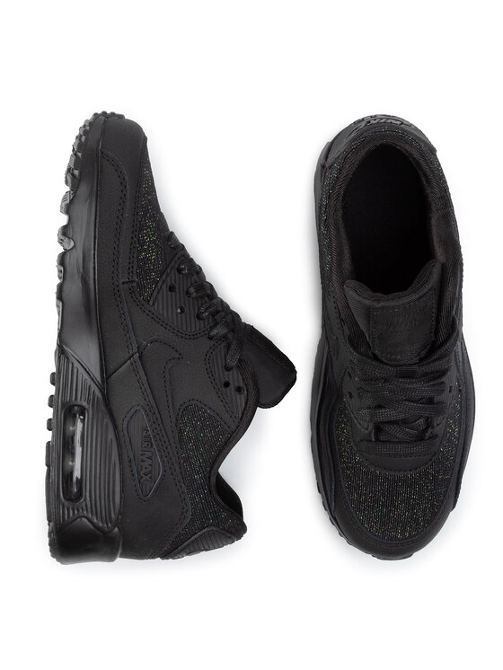 Nike Sneakersy Nike Air Max 90 Se Mesh (GS) 880305 002 Czarny