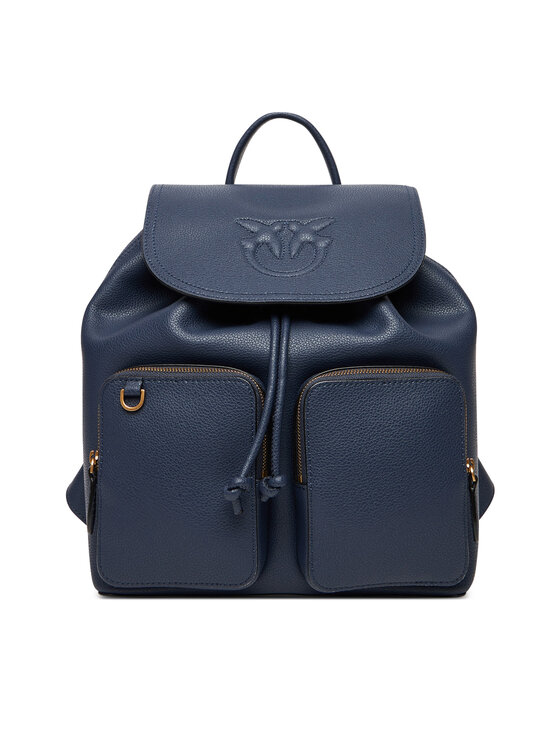 PINKO Ruksak PINKO Carrie Backpack PE 25-26 PLTT 104351 A29Q Tmavomodrá